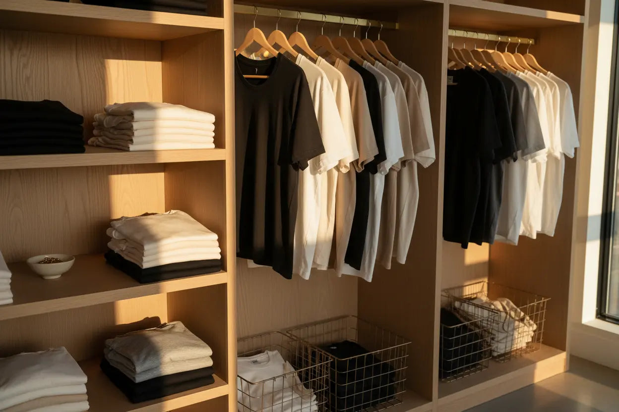 Build a Minimalist Capsule Wardrobe with Essential T-Shirts Stay Void