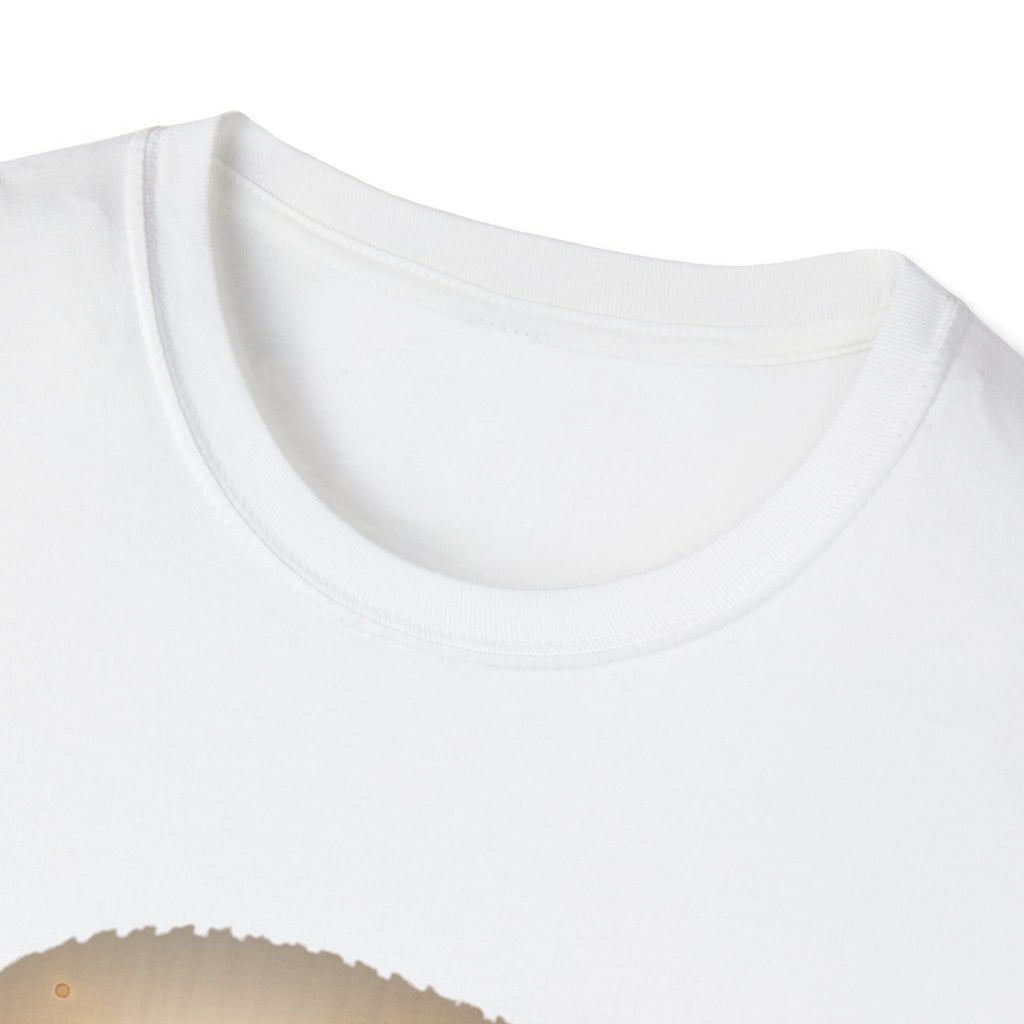 Adventure Backpack T-Shirt featuring a travel globe graphic design on a casual tee by Printify.