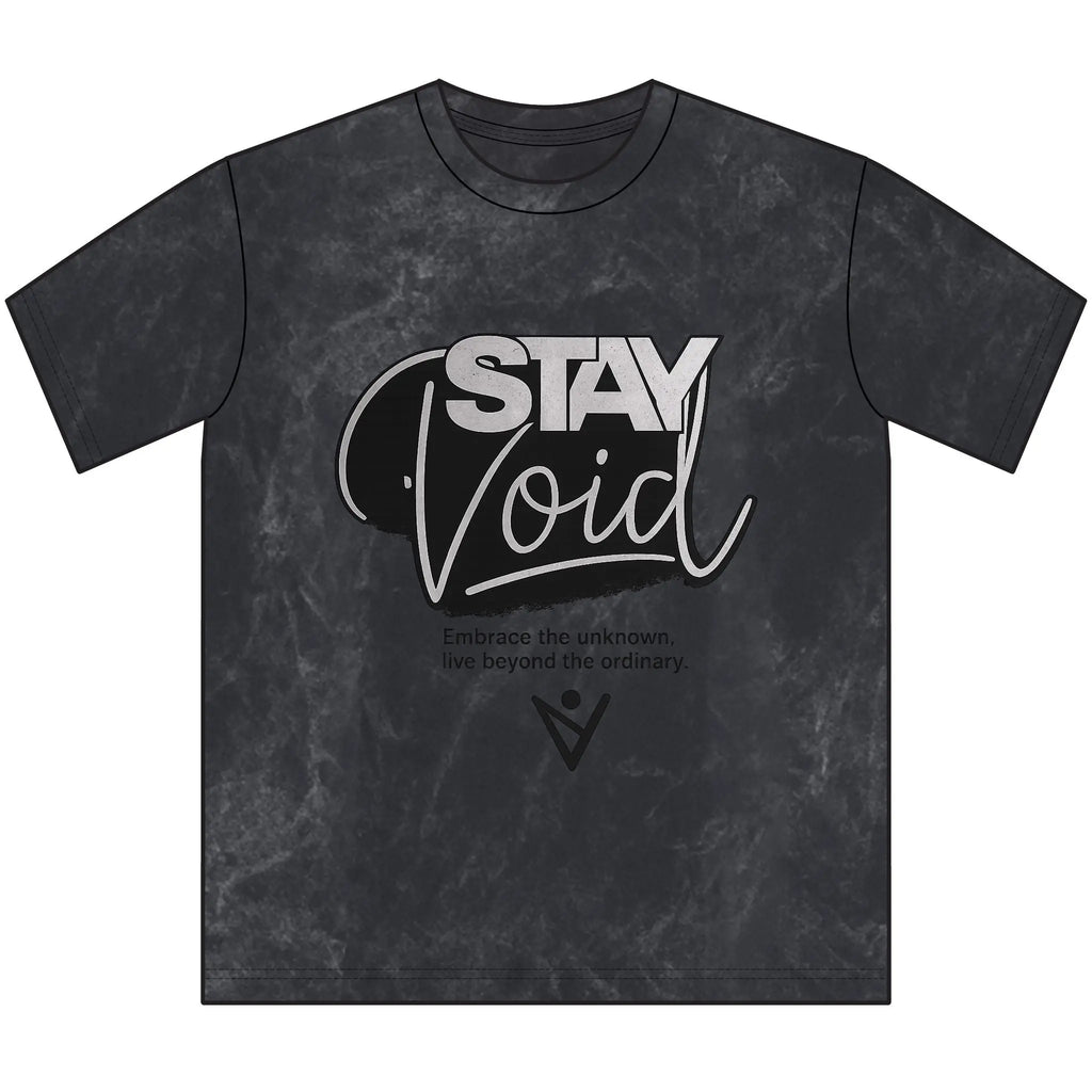 StayVoid Retro Logo T-Shirt – Vintage Unisex Graphic Tee - Stay Void